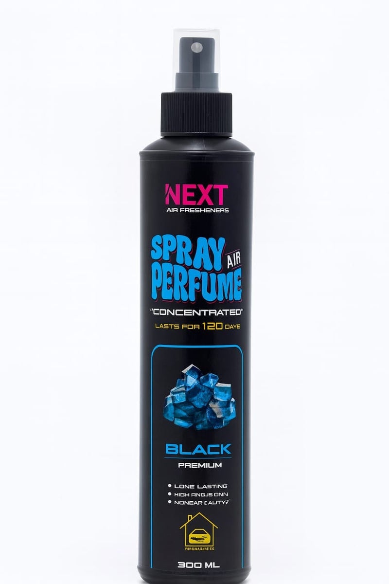 black ice air scented spray. 300 ml